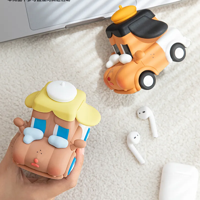POP MART CRYBABY Encounter Yourself Collection Gold & Brown Earphone Case Trend Based Products-1