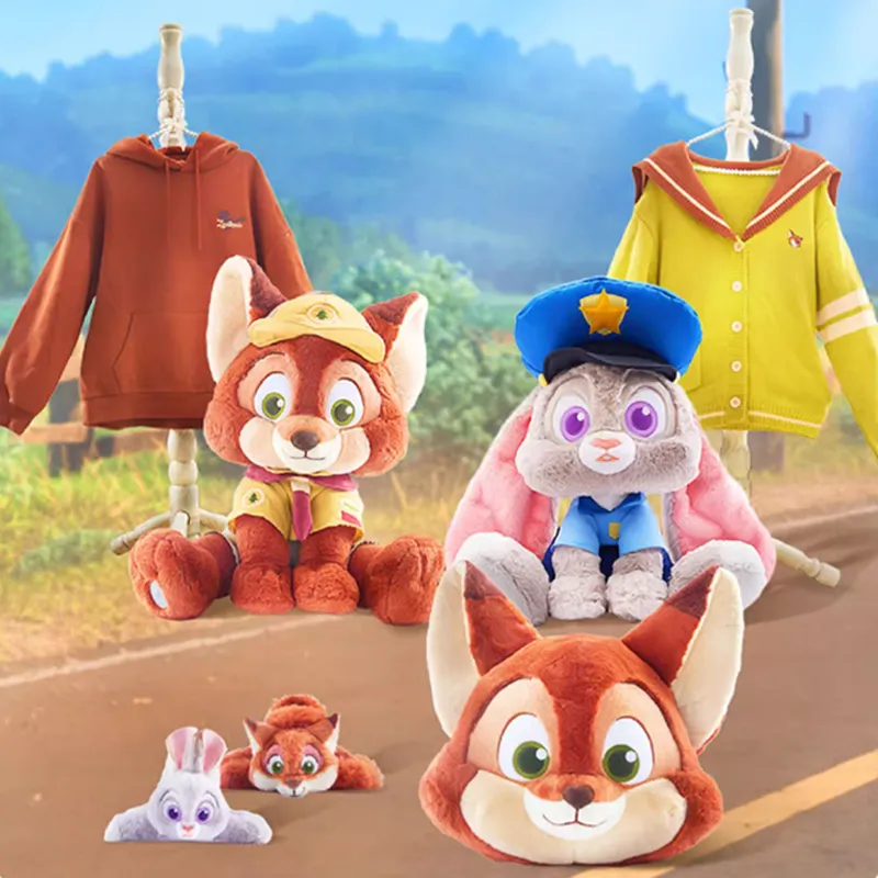 Disney Nick Nostalgic Fun Collection Zootopia Dolls Plush Doll 41cm Height-2