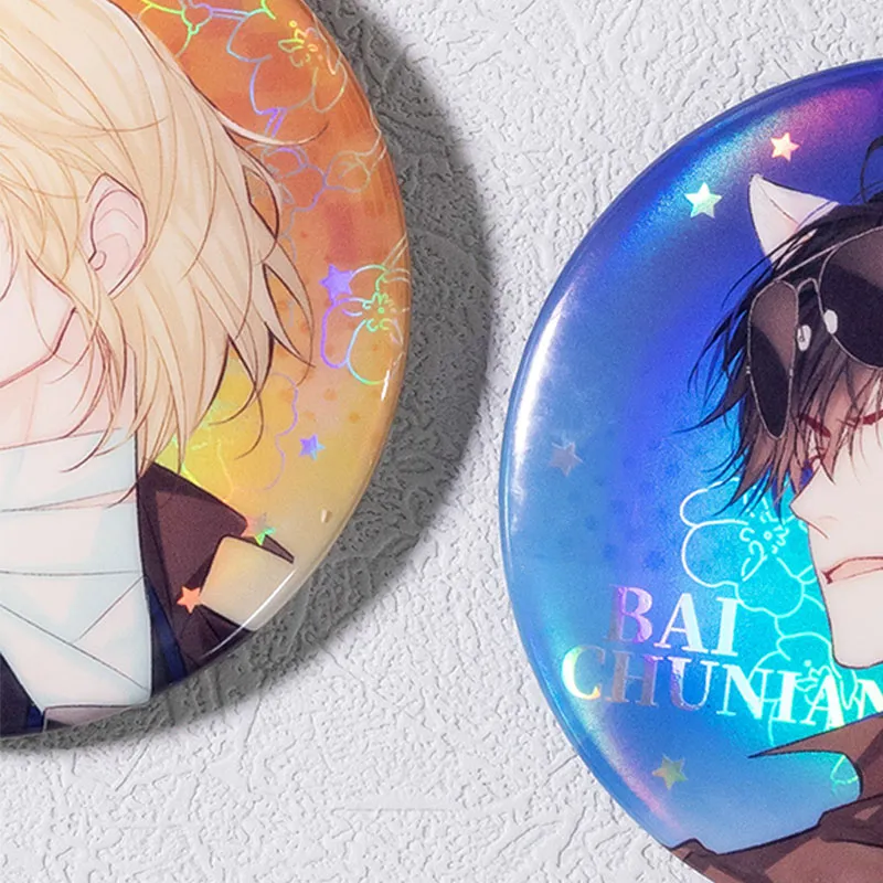 Xhdm The Falling Merman Lambo Bai Chunan Side Profile Collection Badges 5.8cm-3