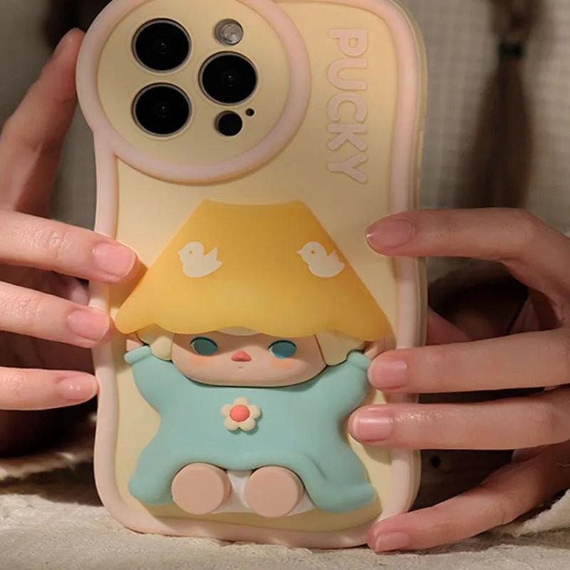 POP MART Pucky Elf Home Time Collection IPhone Phone Case IP Merch-2