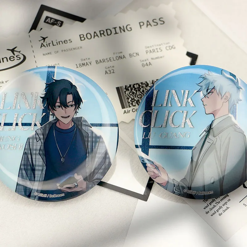 March·Monster Link Click, Moment Collection Two Person, Airport Edition Badges-1
