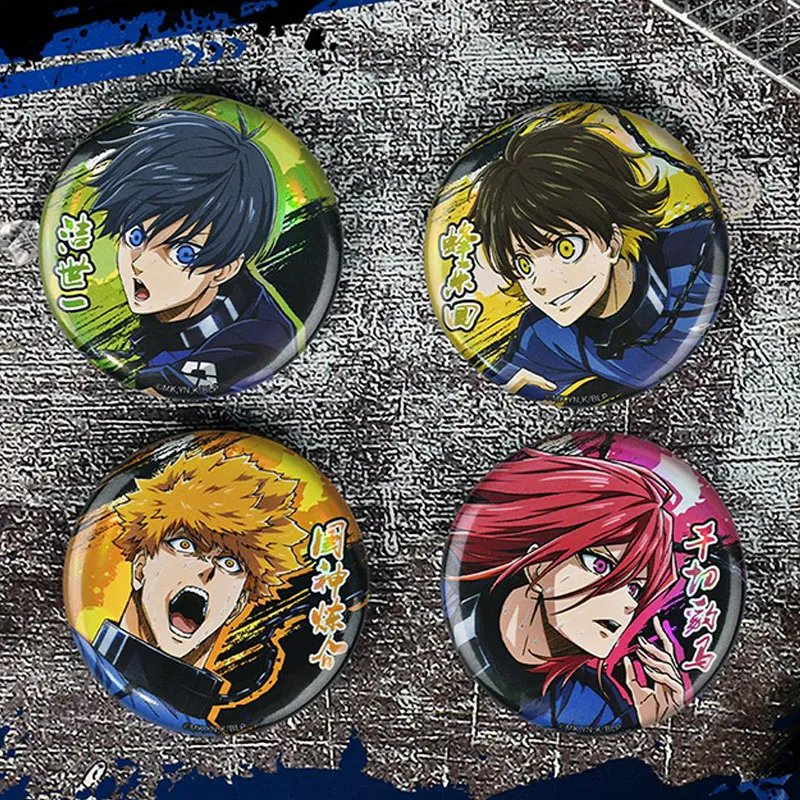 BOOM COMIC Blue Lock Relief Badge Thousand Sliced Panther And Horse Bee Joy Returns Yoichi Isagi Badges-7