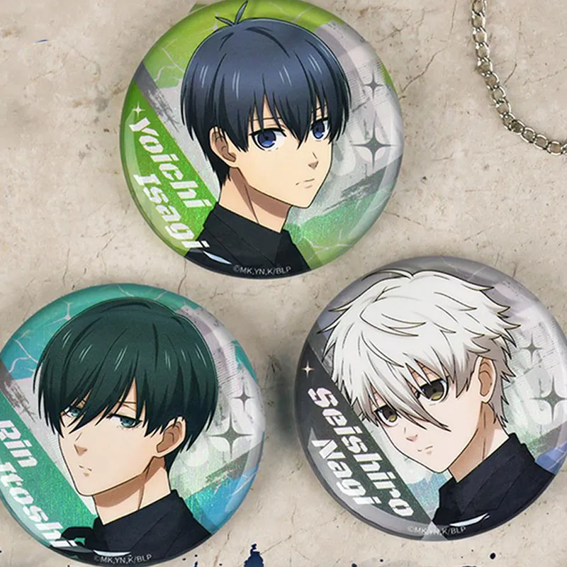 BOOM COMIC Blue Lock Dazzling Color Brushed Suit VER. Keiichi Sigsai Badge Badges-6