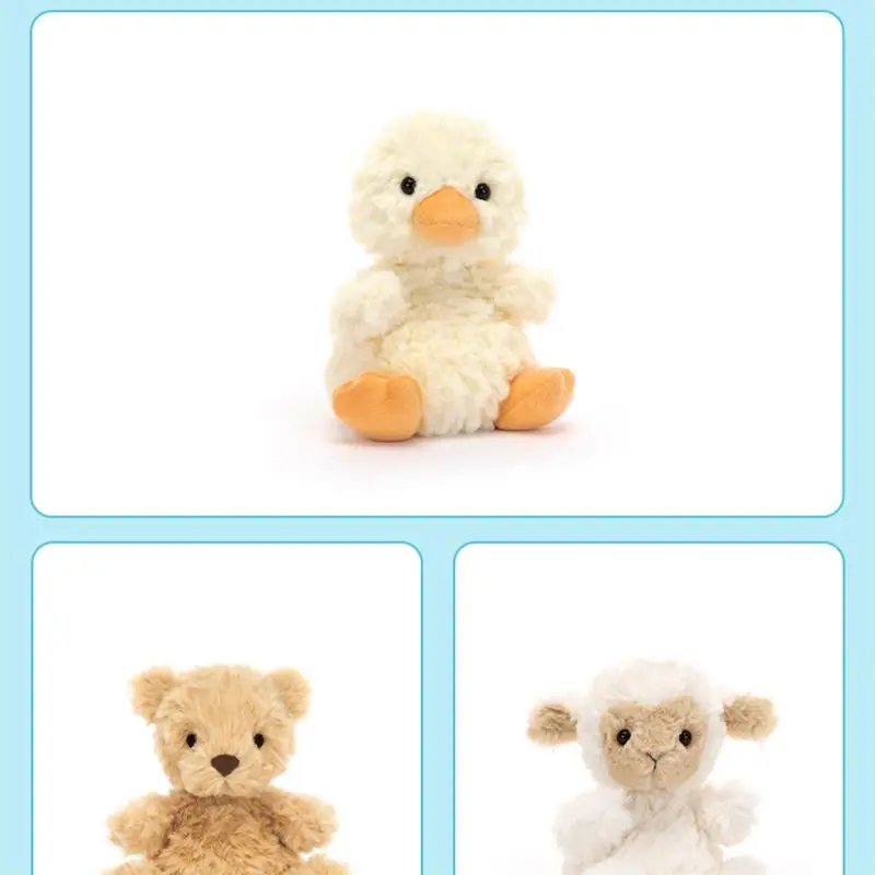 JELLYCAT Short Leg Sweet Style Box Dolls Plush Doll Middle High-1