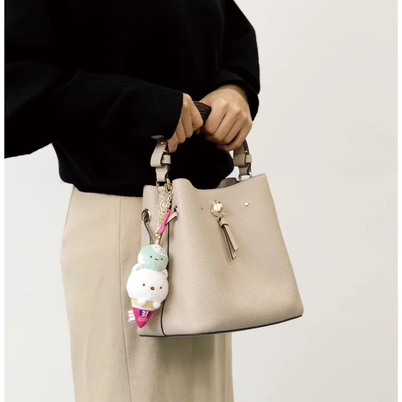 SAN X White Bear 31 Ice Cream Collection, Hanging Dolls Plush Pendant-2