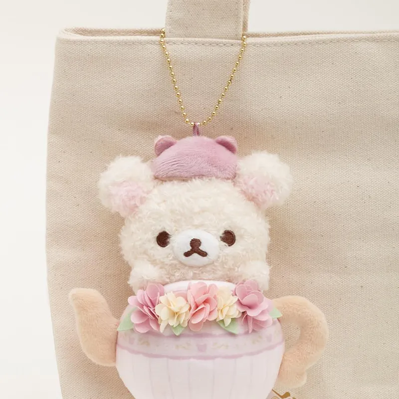 SAN X Relaxed Bear Rilakkuma Dolls Plush Pendant 14cm Height-2
