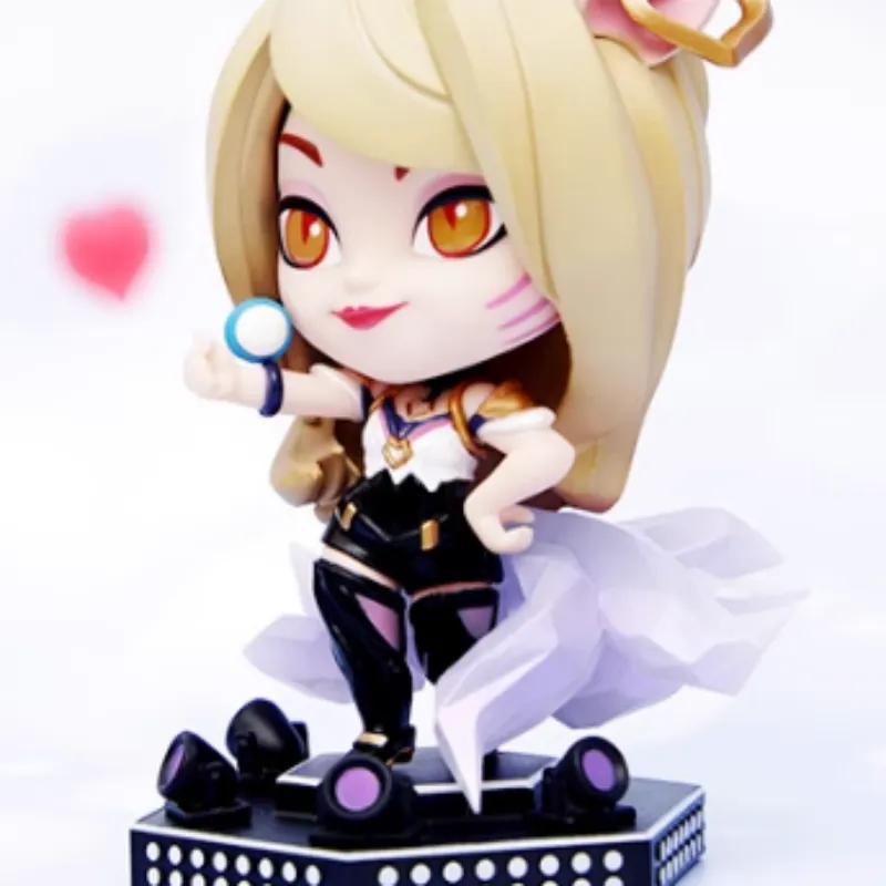 LEAGUE OF LEGENDS Game Skin Collection Ahri The Nine Tailed Fox Lol K/da Chibi Figures 12.5cm-3