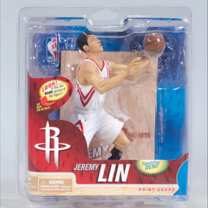 McFARLANE Maikfan NBA Collection NBA Star Character 21st Jeremy Lin Scale Figures 15.2cm-4