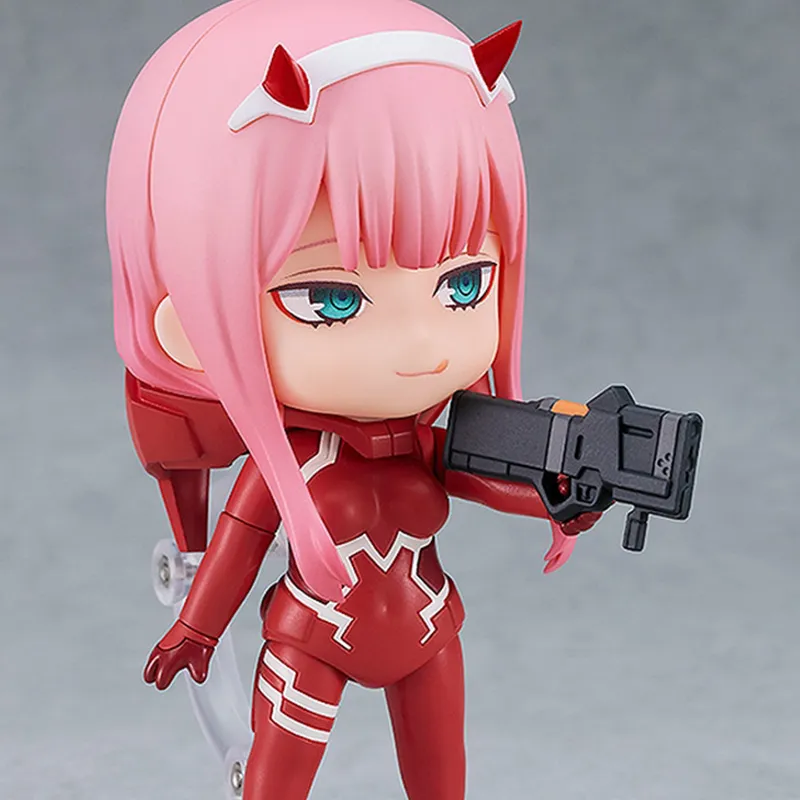 GSC Zero Two 2408 Winged Kiss National Team 02 Driving Suit Chibi Figures 10cm-1