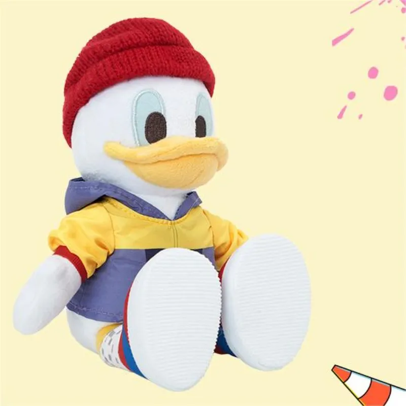 Disney 2024 Spring Mickey And Friends Collection Donald Duck With Frame Dolls Plush Doll 17cm Height-6