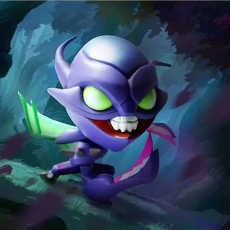 LEAGUE OF LEGENDS Kha'Zix The Voidreaver Kha'Zix The Kha'Zix Beetle Chibi Figures 10.4cm-4