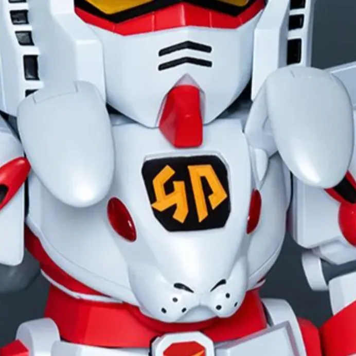 BANDAI Zodiac Gundam, Mao Rabbit Q Version Assembled Models 20cm-3