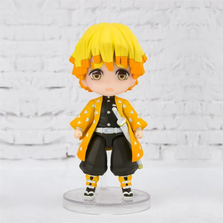 BANDAI Zenitsu Agatsuma Banda I Figuarts Mini Fm Demon Slayer  Kimetsu No Yaiba 9cm Scale Figures-4