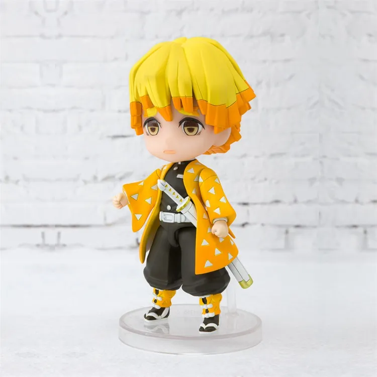BANDAI Zenitsu Agatsuma Banda I Figuarts Mini Fm Demon Slayer  Kimetsu No Yaiba 9cm Scale Figures-3