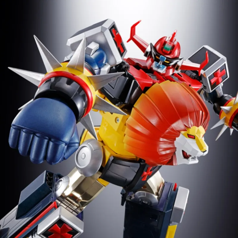BANDAI Ultra Alloy Spirits GX 59R Universe Emperor Golden Lion King Assembled Models 27cm-3
