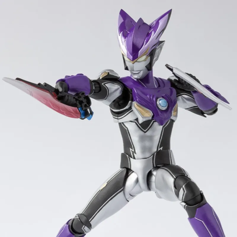 BANDAI Ultraman Rosso Bandai SHF Robo Wind Style Action Figure Scale Figures 15cm-3