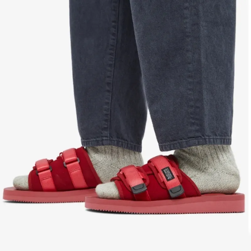 Suicoke MOTO VS Slide Slippers Men's Red-9