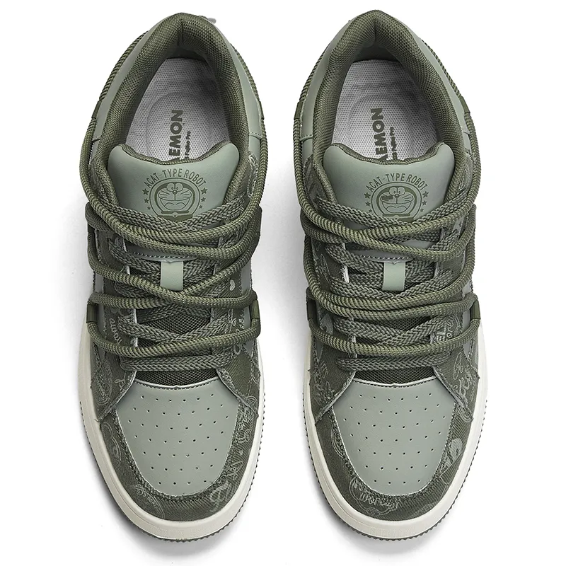 DoraemonA Box Limited Edition Puffy Shoes Low-Top Skateboard Shoes Unisex-384
