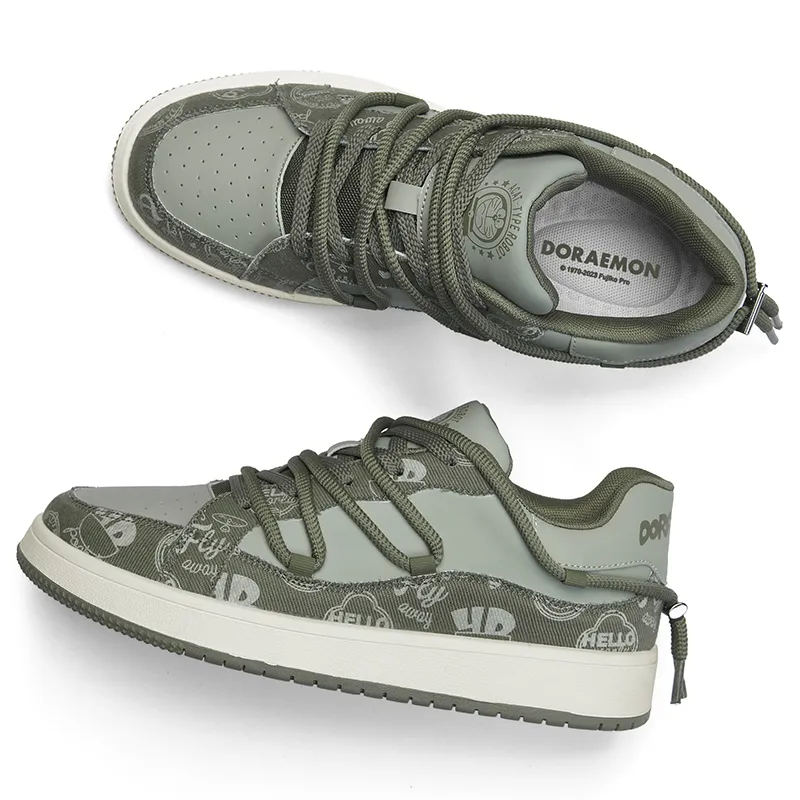 DoraemonA Box Limited Edition Puffy Shoes Low-Top Skateboard Shoes Unisex-385
