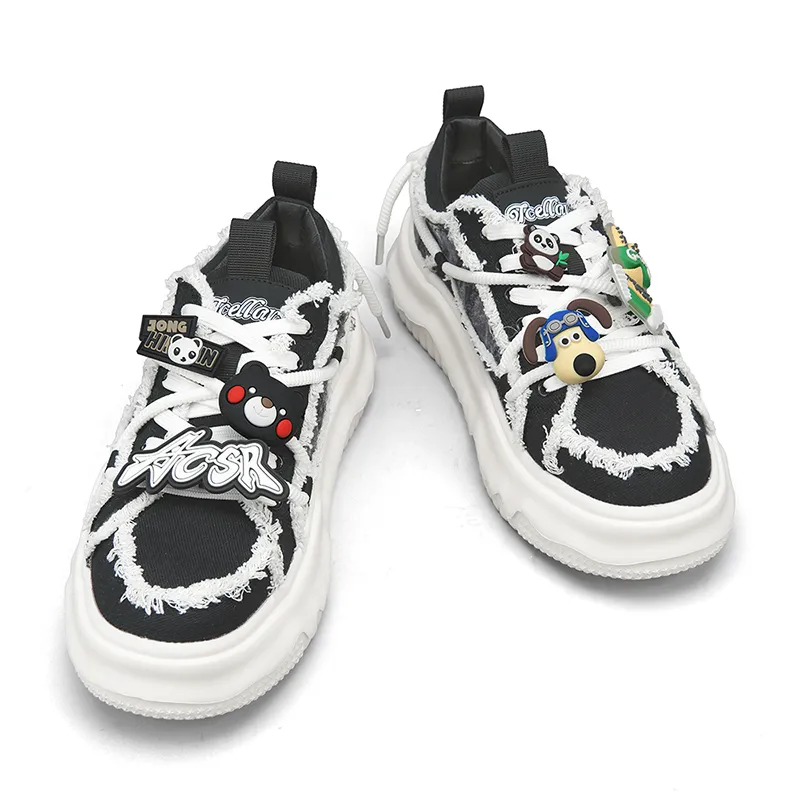 TCELLARS Abrasion Resistant Lightweight Breathable Height Increasing Low Top Skateboard Shoes Unisex-20