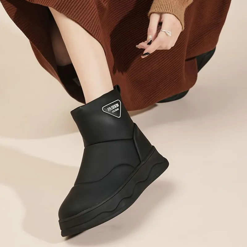 Jin Baichuan Warm Short Snow Boots Women's-8