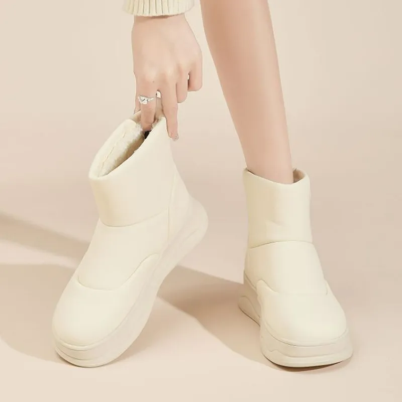Jin Baichuan Warm Short Snow Boots Women's-15