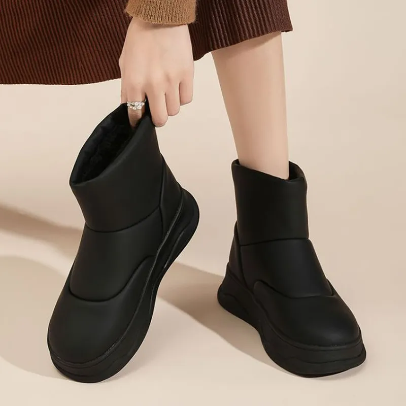 Jin Baichuan Warm Short Snow Boots Women's-6