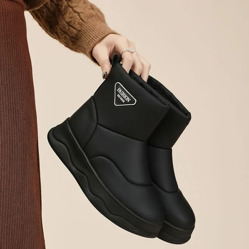 Jin Baichuan Warm Short Snow Boots Women's-7