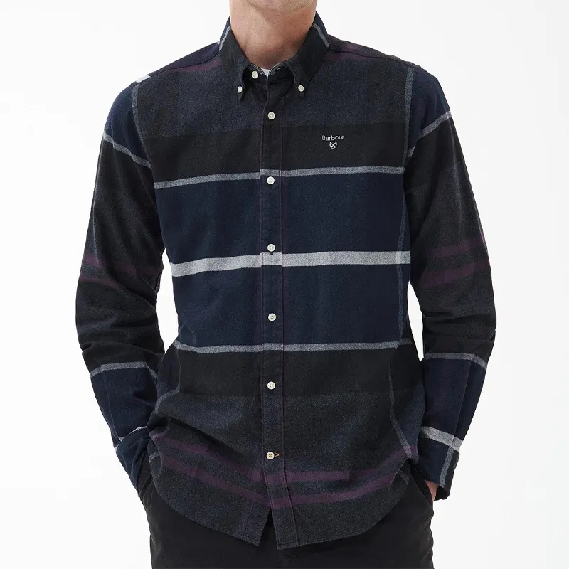 BARBOUR Shirt Men's Classic Black Slate-2