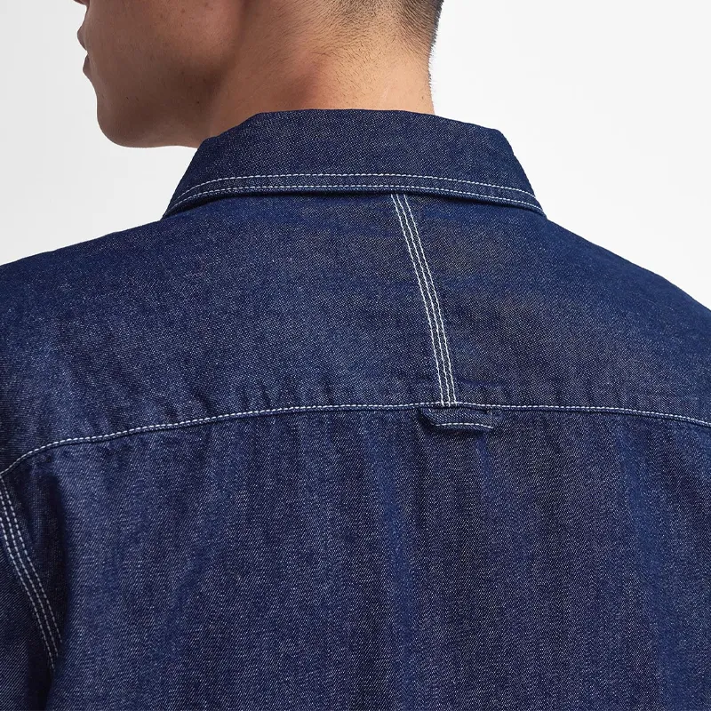 BARBOUR Shirts Men Indigo-6