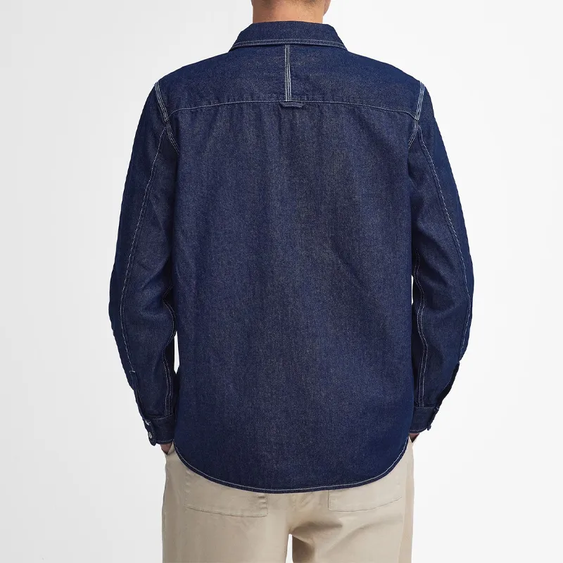 BARBOUR Shirts Men Indigo-2