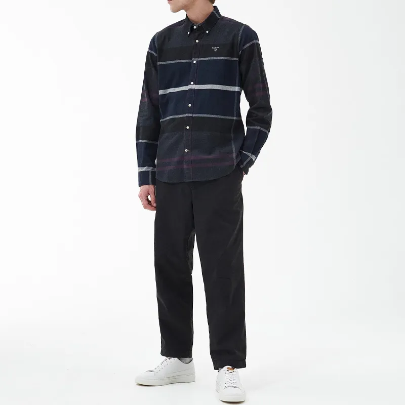 BARBOUR Shirt Men's Classic Black Slate-1