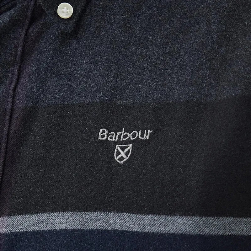 BARBOUR Shirt Men's Classic Black Slate-5