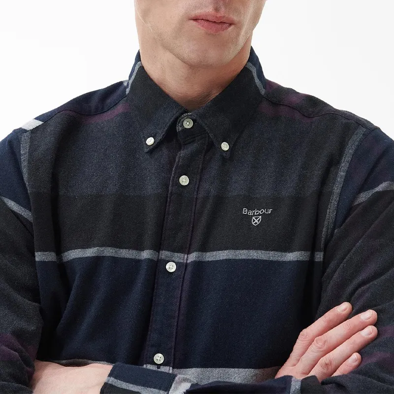 BARBOUR Shirt Men's Classic Black Slate-4