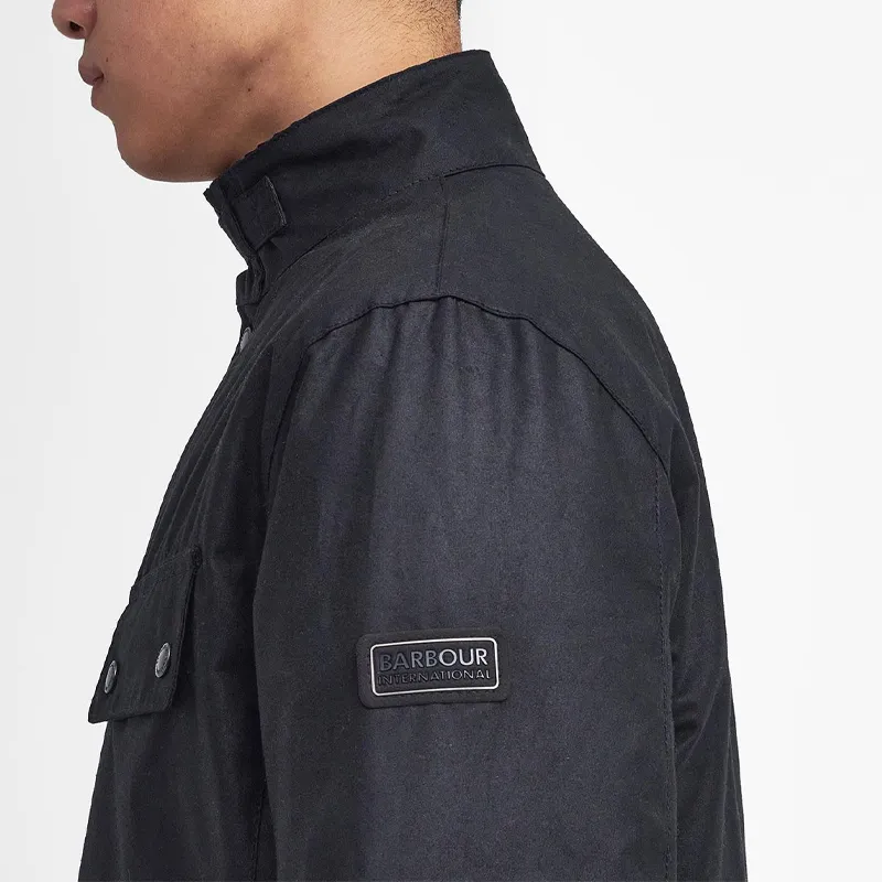BARBOUR International Re-Duke Wax Zipped Jacket-5