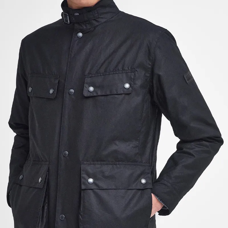 BARBOUR International Re-Duke Wax Zipped Jacket-6