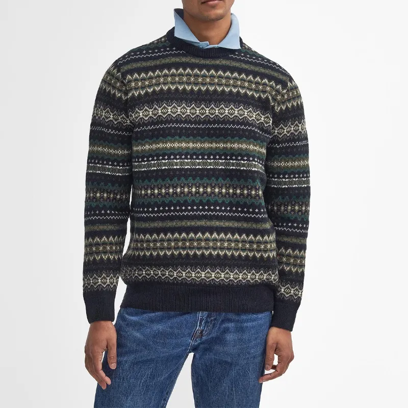 BARBOUR Sweater Men's Black Mud Gray Rock-2