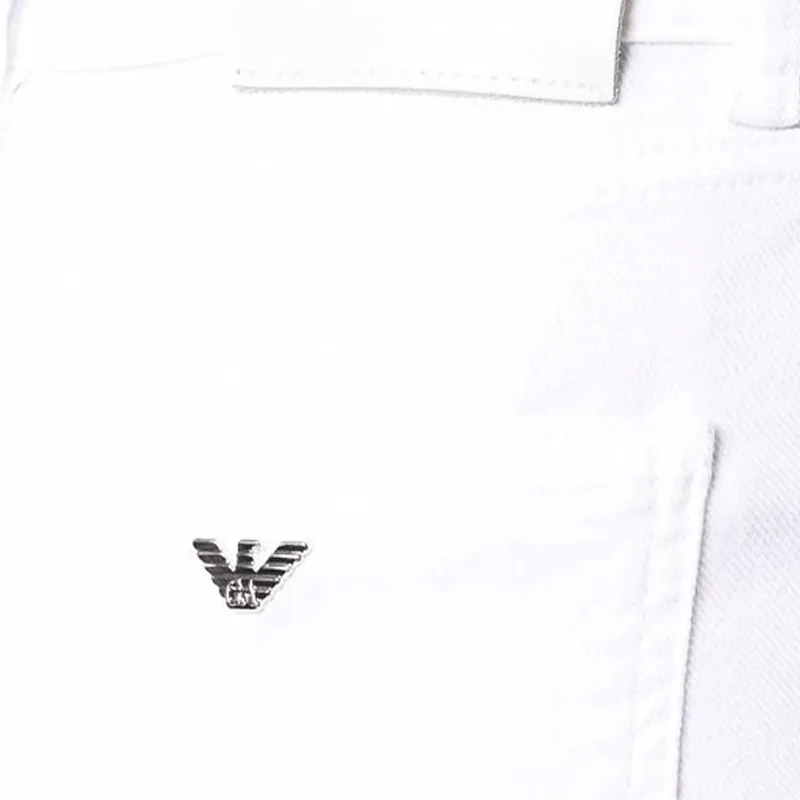 EMPORIO ARMANI Logo Plaque Flared Jeans-4