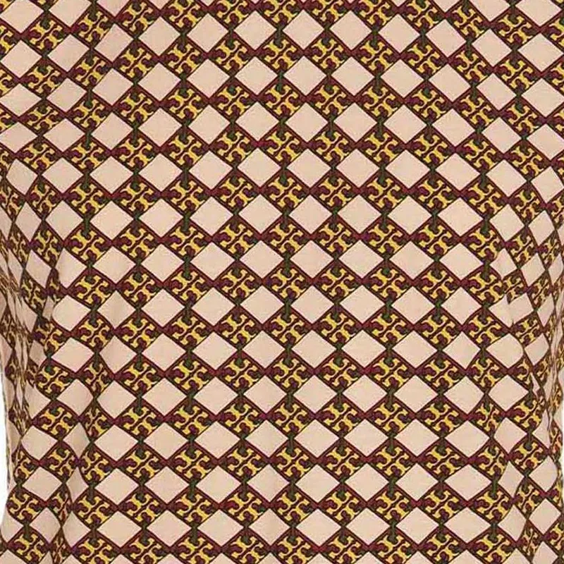 TORY BURCH Monogram Print Crewneck T Shirt-5