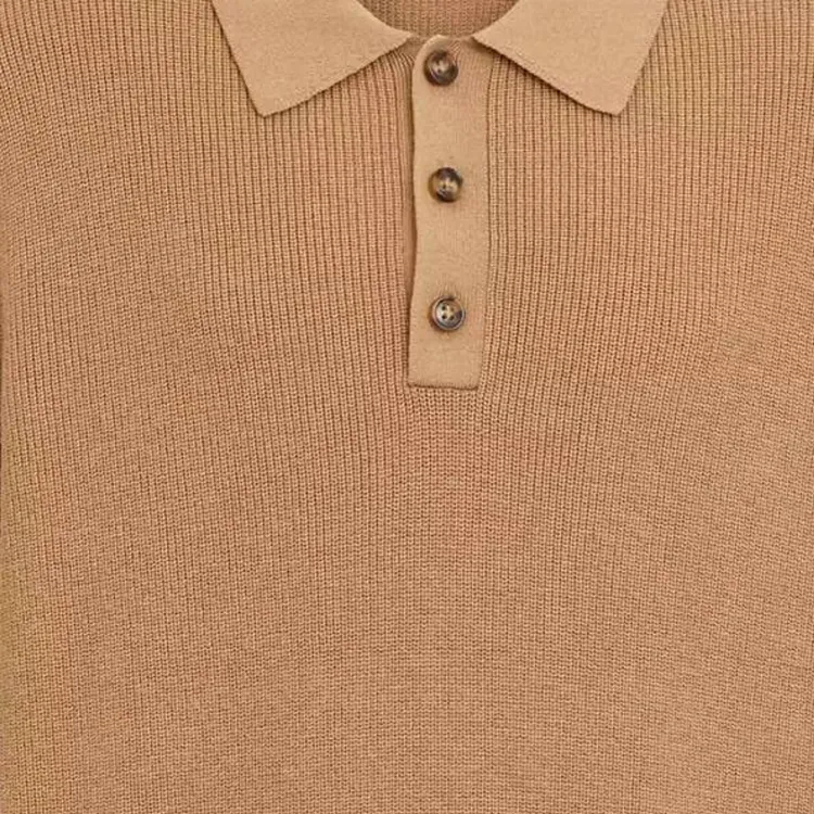 COACH Polo Shirts Men Brown-5