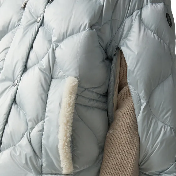 BOGNER FW22 Down Jacket Women's Pearl Pink Blue-5