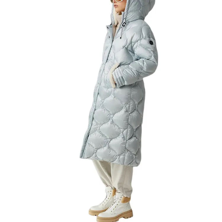 BOGNER FW22 Down Jacket Women's Pearl Pink Blue-3