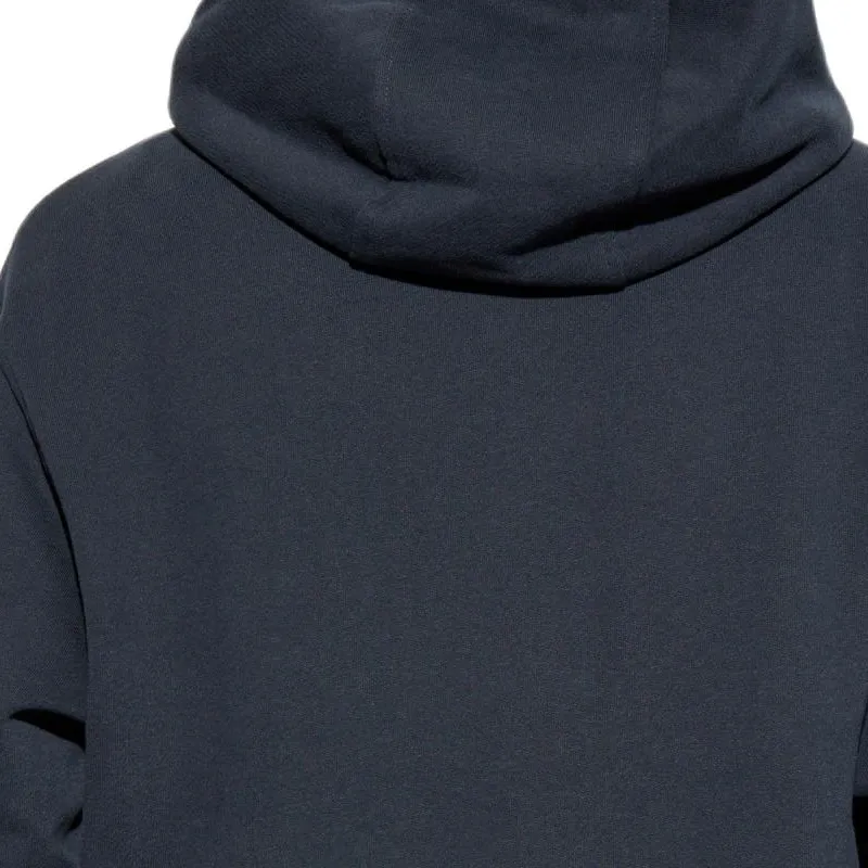 EMPORIO ARMANI Logo Embroidered Zipped Drawstring Hoodie-5