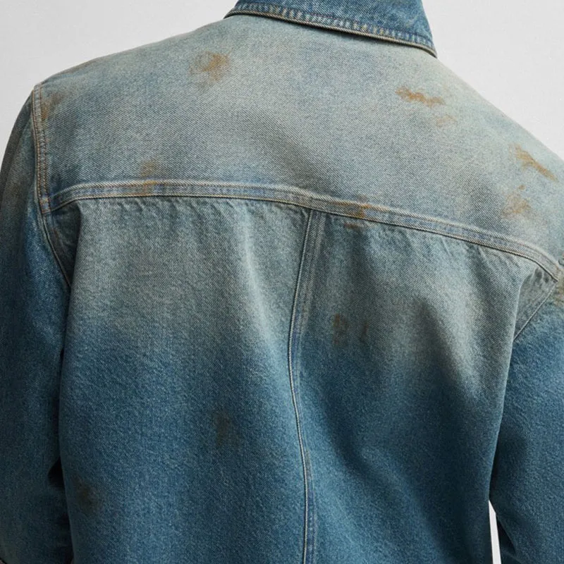 HUGO BOSS Denim Jacket Men's Dark Blue-6