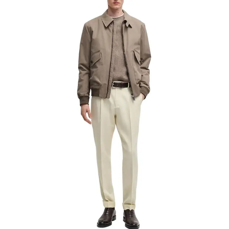 HUGO BOSS Jackets Coats Men's Light Brown-1