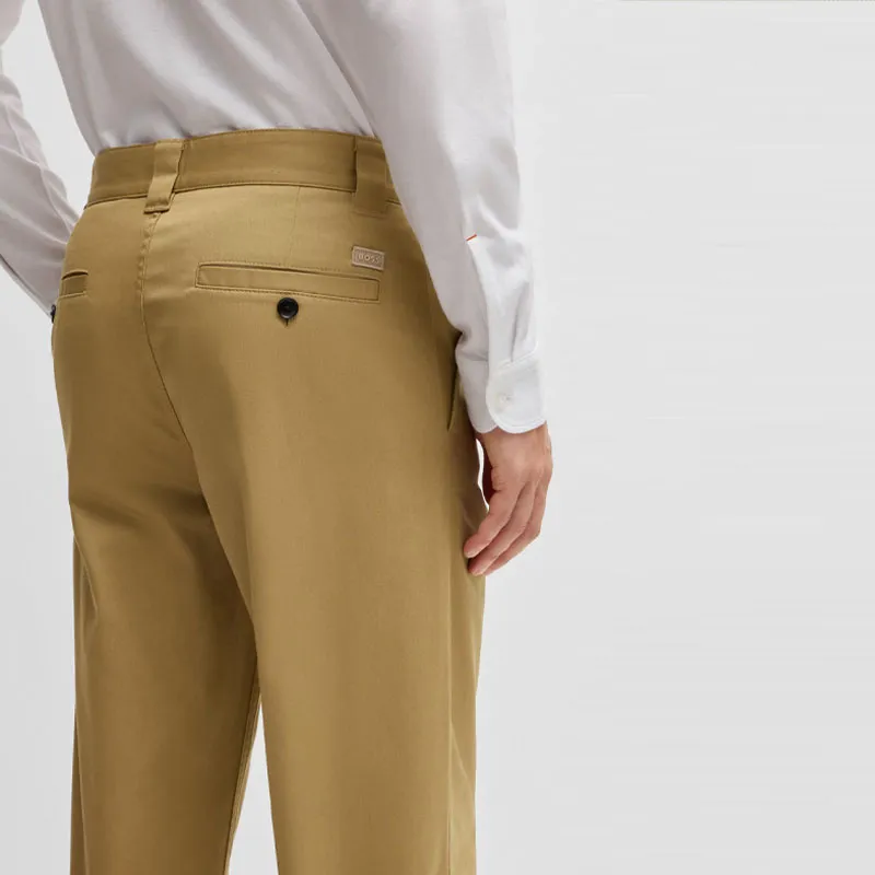 HUGO BOSS Casual Pants Loose Fit Style Men's Yellow-4
