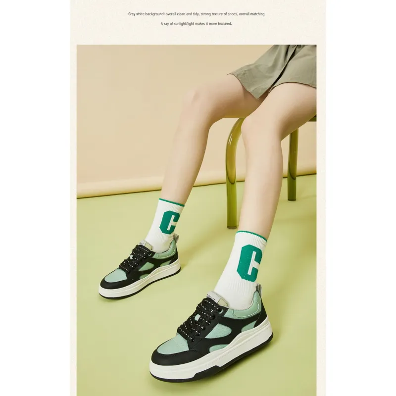 DAPHNE Low Top Skateboard Shoes Women's-4