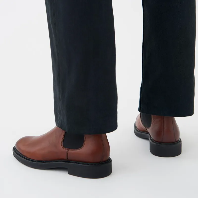 VAGABOND SHOEMAKERS Short Chelsea Boots 3.3cm Men's Brown-4