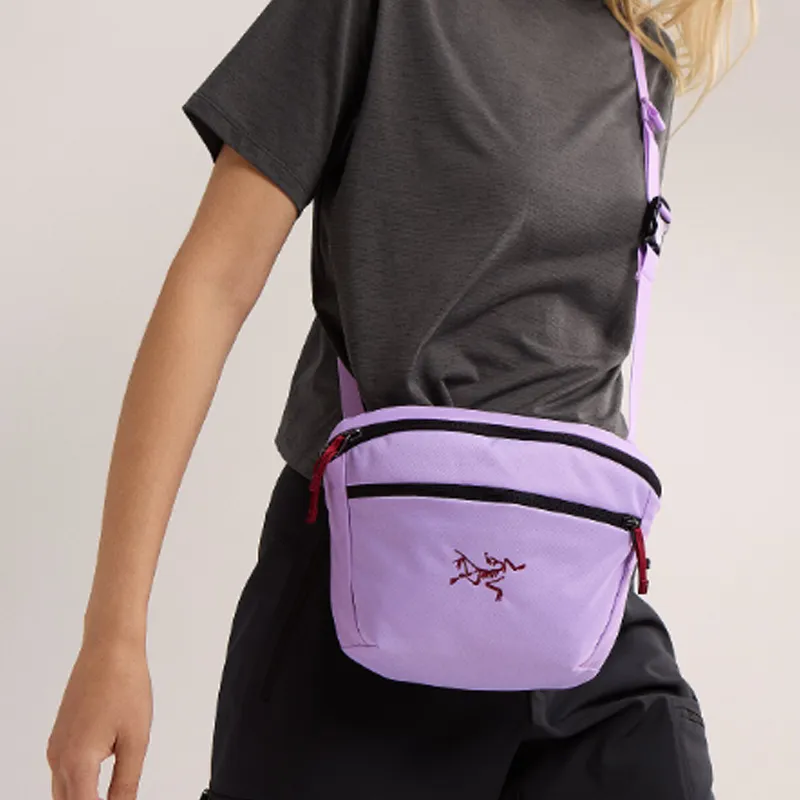 Arcteryx Mantis 2 Nylon One Shoulder Crossbody Fanny Pack Regular Unisex Purple-3