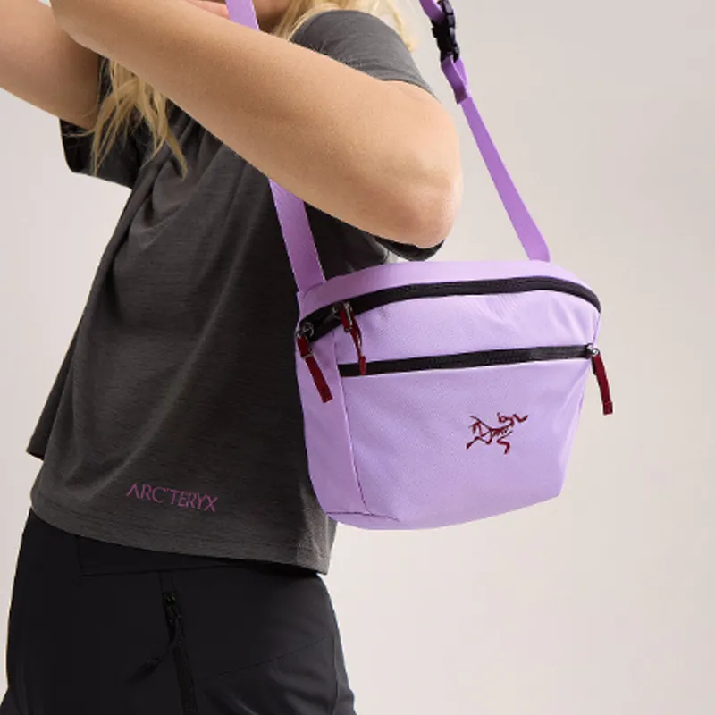 Arcteryx Mantis 2 Nylon One Shoulder Crossbody Fanny Pack Regular Unisex Purple-4